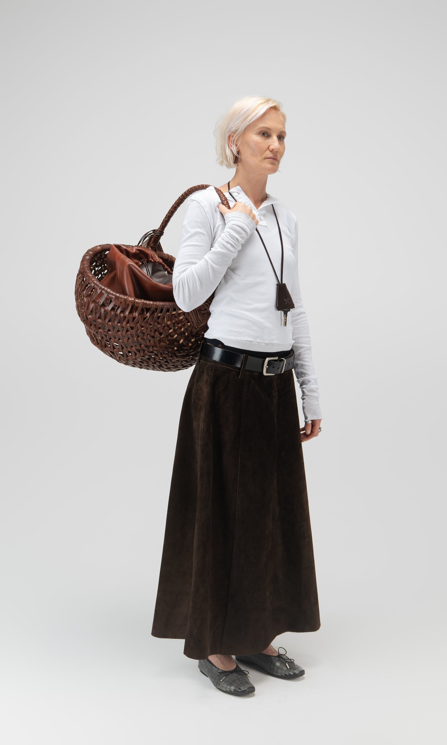 Suede Necklace/Key Holder